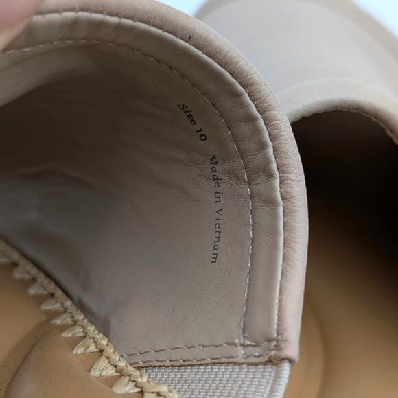 Dolce Vita Chavi Platform Slide Sandal Open Toe Women's Sand Leather Size US10 - Picture 7 of 12